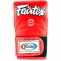 Fairtex TGO3 Снарядные Перчатки Тайский Бокс Открытый Большой Палец Красные 